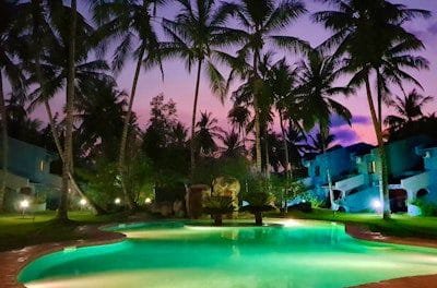13 omali swimming pool at night sao tome